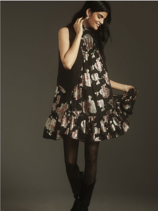 Anthropologie Dresses & Skirts - Anthropologie Maeve Metallic Cocktail Dress